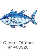Tuna Fish Clipart #1403328 by Vector Tradition SM