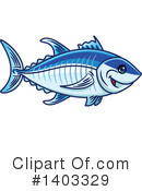 Tuna Fish Clipart #1403329 by Vector Tradition SM