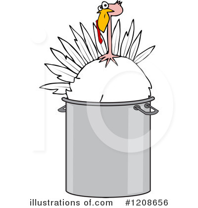 Royalty-Free (RF) Turkey Bird Clipart Illustration by djart - Stock Sample #1208656