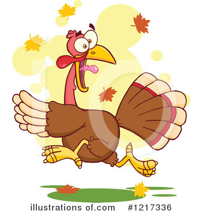 Royalty-Free (RF) Turkey Bird Clipart Illustration by Hit Toon - Stock Sample #1217336