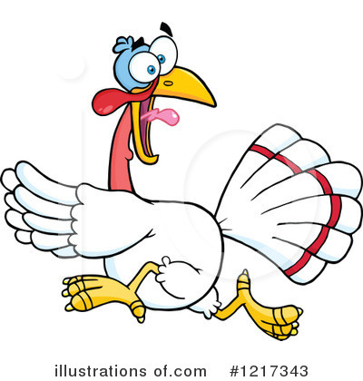 Royalty-Free (RF) Turkey Bird Clipart Illustration by Hit Toon - Stock Sample #1217343