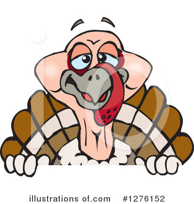 Turkey Bird Clipart #1276152 by Dennis Holmes Designs