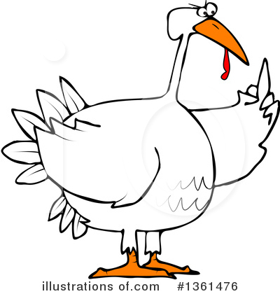 Thanksgiving Turkey Clipart #1361476 by djart