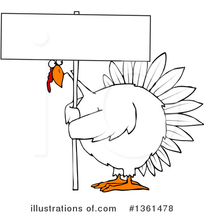 Thanksgiving Turkey Clipart #1361478 by djart