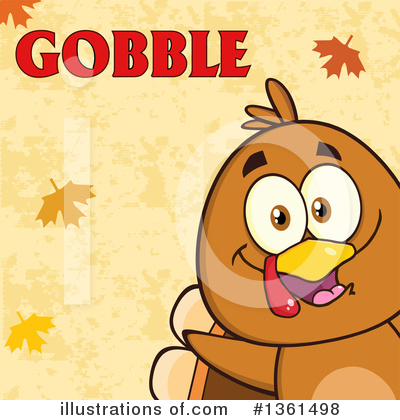Royalty-Free (RF) Turkey Bird Clipart Illustration by Hit Toon - Stock Sample #1361498