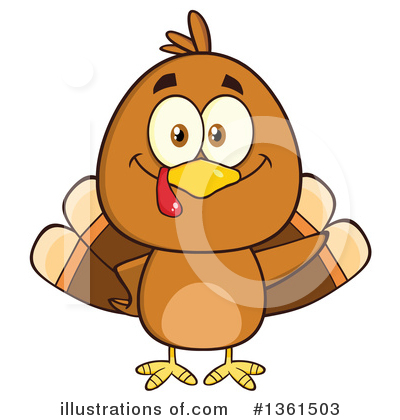 Turkey Bird Clipart #1361503 by Hit Toon