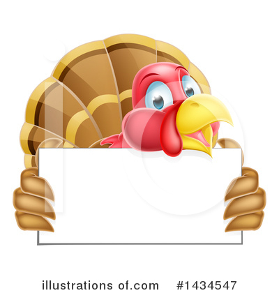 Royalty-Free (RF) Turkey Bird Clipart Illustration by AtStockIllustration - Stock Sample #1434547