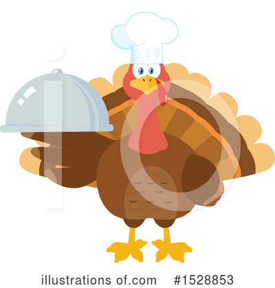 Royalty-Free (RF) Turkey Bird Clipart Illustration by Hit Toon - Stock Sample #1528853