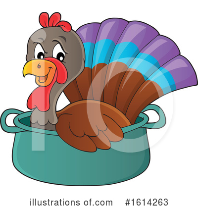 Royalty-Free (RF) Turkey Bird Clipart Illustration by visekart - Stock Sample #1614263