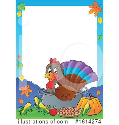 Royalty-Free (RF) Turkey Bird Clipart Illustration by visekart - Stock Sample #1614274
