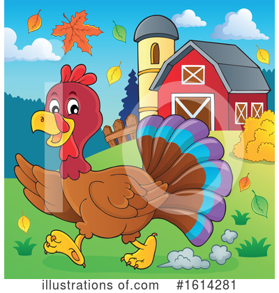 Royalty-Free (RF) Turkey Bird Clipart Illustration by visekart - Stock Sample #1614281