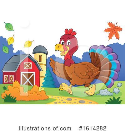 Royalty-Free (RF) Turkey Bird Clipart Illustration by visekart - Stock Sample #1614282