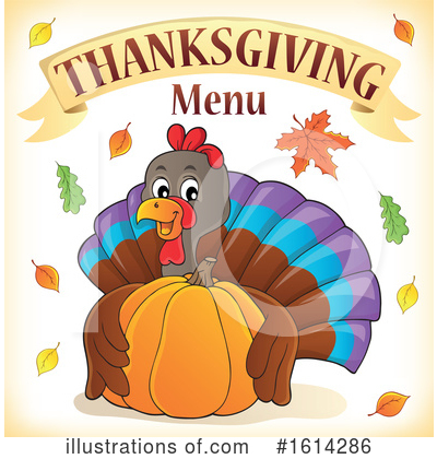 Royalty-Free (RF) Turkey Bird Clipart Illustration by visekart - Stock Sample #1614286