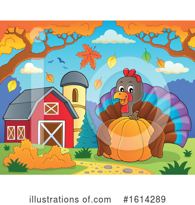 Royalty-Free (RF) Turkey Bird Clipart Illustration by visekart - Stock Sample #1614289