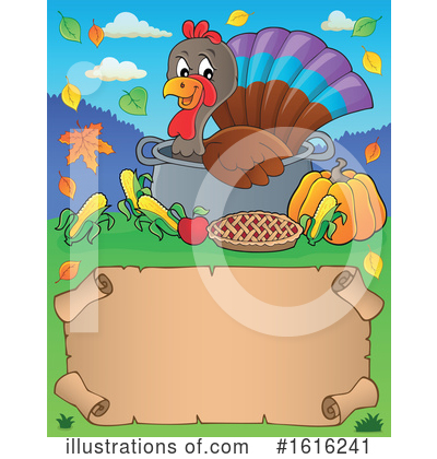 Royalty-Free (RF) Turkey Bird Clipart Illustration by visekart - Stock Sample #1616241