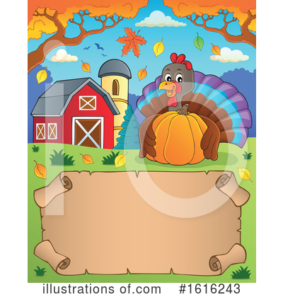 Royalty-Free (RF) Turkey Bird Clipart Illustration by visekart - Stock Sample #1616243