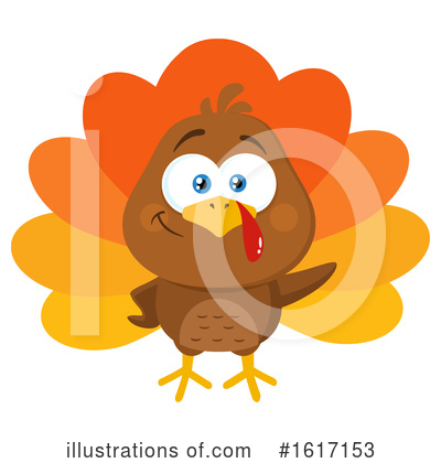 Royalty-Free (RF) Turkey Bird Clipart Illustration by Hit Toon - Stock Sample #1617153