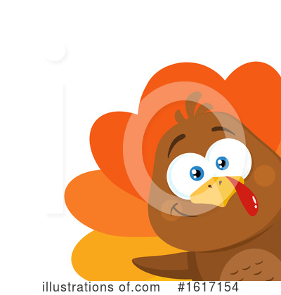Royalty-Free (RF) Turkey Bird Clipart Illustration by Hit Toon - Stock Sample #1617154
