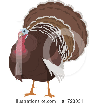 Turkey Clipart #1723031 by Vector Tradition SM