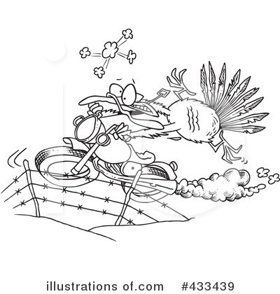 Royalty-Free (RF) Turkey Bird Clipart Illustration by toonaday - Stock Sample #433439