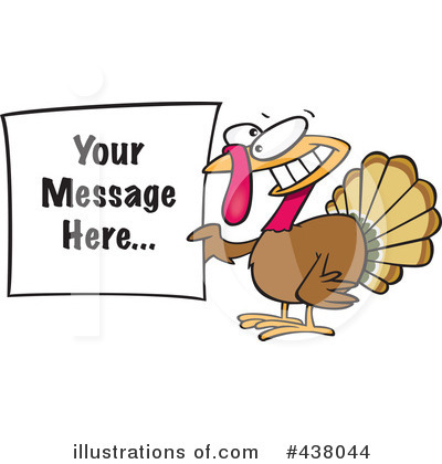 Royalty-Free (RF) Turkey Bird Clipart Illustration by toonaday - Stock Sample #438044