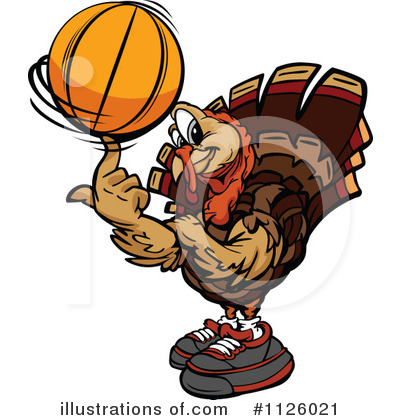 Royalty-Free (RF) Turkey Clipart Illustration by Chromaco - Stock Sample #1126021