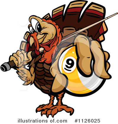 Royalty-Free (RF) Turkey Clipart Illustration by Chromaco - Stock Sample #1126025