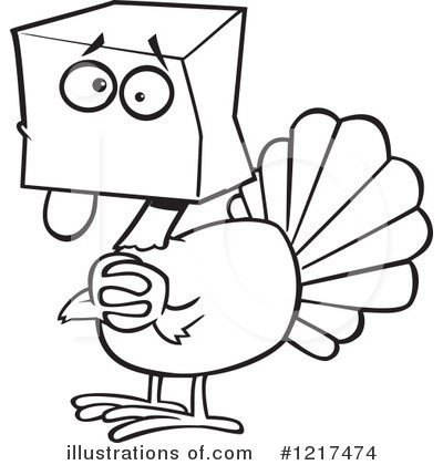 Royalty-Free (RF) Turkey Clipart Illustration by toonaday - Stock Sample #1217474