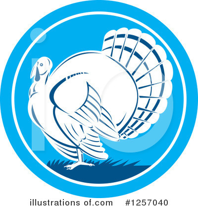 Turkey Bird Clipart #1257040 by patrimonio