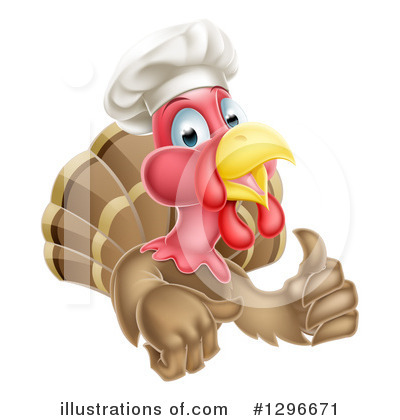 Royalty-Free (RF) Turkey Clipart Illustration by AtStockIllustration - Stock Sample #1296671
