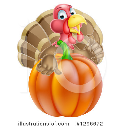 Royalty-Free (RF) Turkey Clipart Illustration by AtStockIllustration - Stock Sample #1296672