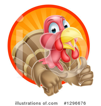 Royalty-Free (RF) Turkey Clipart Illustration by AtStockIllustration - Stock Sample #1296676