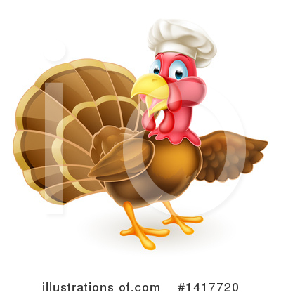 Royalty-Free (RF) Turkey Clipart Illustration by AtStockIllustration - Stock Sample #1417720