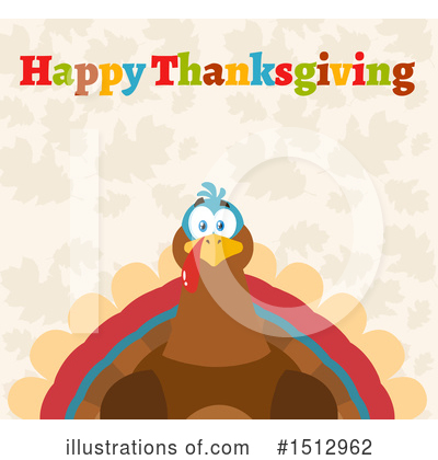 Royalty-Free (RF) Turkey Clipart Illustration by Hit Toon - Stock Sample #1512962