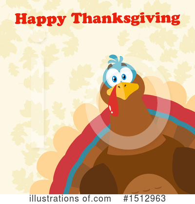 Royalty-Free (RF) Turkey Clipart Illustration by Hit Toon - Stock Sample #1512963