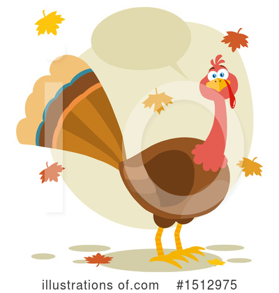 Royalty-Free (RF) Turkey Clipart Illustration by Hit Toon - Stock Sample #1512975