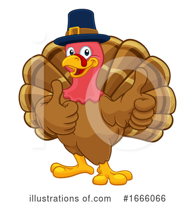 Royalty-Free (RF) Turkey Clipart Illustration by AtStockIllustration - Stock Sample #1666066