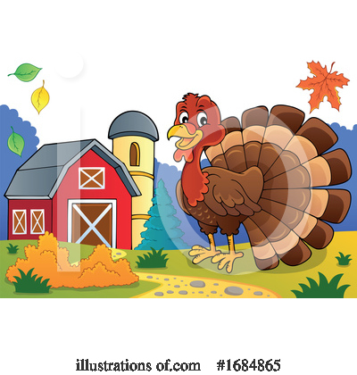 Royalty-Free (RF) Turkey Clipart Illustration by visekart - Stock Sample #1684865
