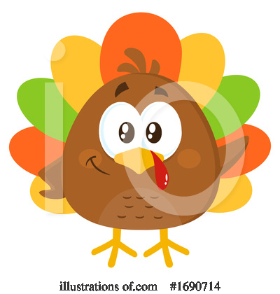 Turkey Bird Clipart #1690714 by Hit Toon