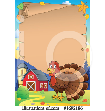 Royalty-Free (RF) Turkey Clipart Illustration by visekart - Stock Sample #1692186