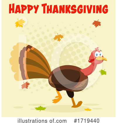 Royalty-Free (RF) Turkey Clipart Illustration by Hit Toon - Stock Sample #1719440