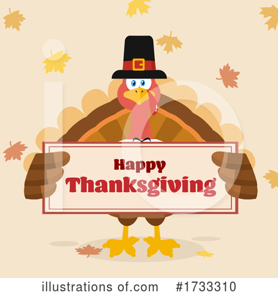 Royalty-Free (RF) Turkey Clipart Illustration by Hit Toon - Stock Sample #1733310