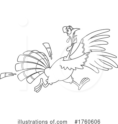 Royalty-Free (RF) Turkey Clipart Illustration by Hit Toon - Stock Sample #1760606