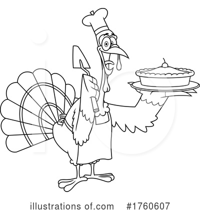 Royalty-Free (RF) Turkey Clipart Illustration by Hit Toon - Stock Sample #1760607