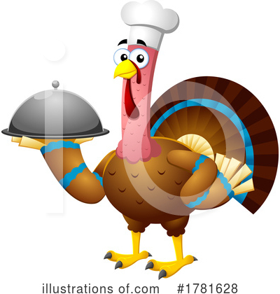 Royalty-Free (RF) Turkey Clipart Illustration by Hit Toon - Stock Sample #1781628