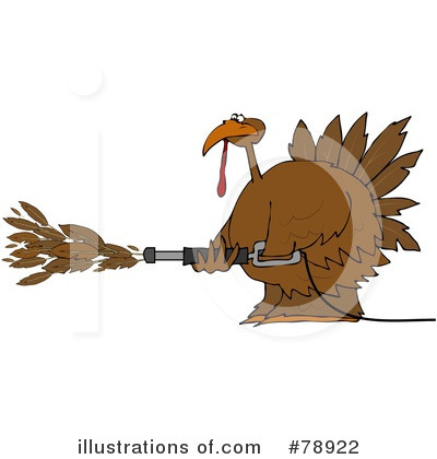 Royalty-Free (RF) Turkey Clipart Illustration by djart - Stock Sample #78922