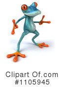 Turquoise Tree Frog Clipart #1105945 by Julos