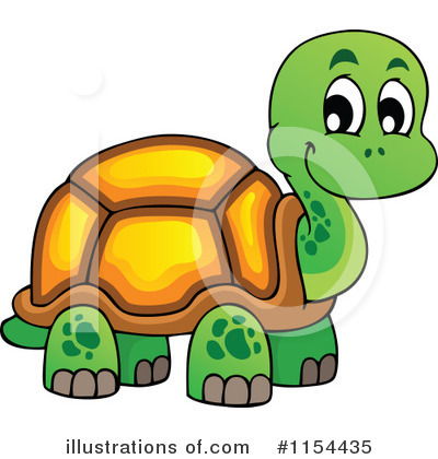 Royalty-Free (RF) Turtle Clipart Illustration by visekart - Stock Sample #1154435