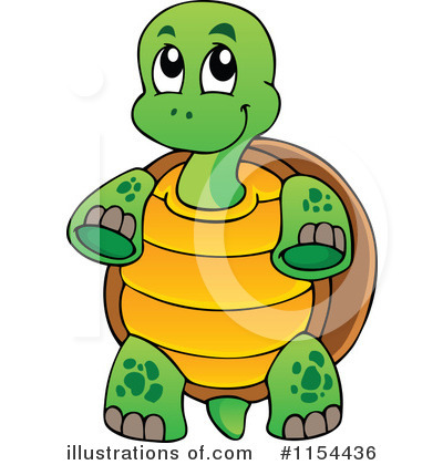 Royalty-Free (RF) Turtle Clipart Illustration by visekart - Stock Sample #1154436
