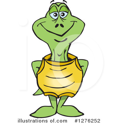 Turtle Clipart #1276252 by Dennis Holmes Designs